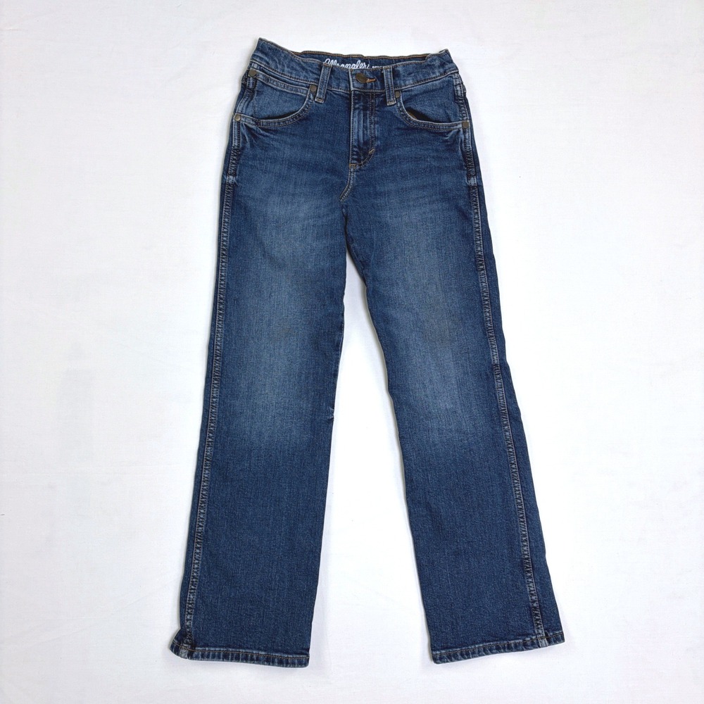 Wrangler Retro Relaxed Boot Jeans Boys Size 11 Regular Medium Wash Denim